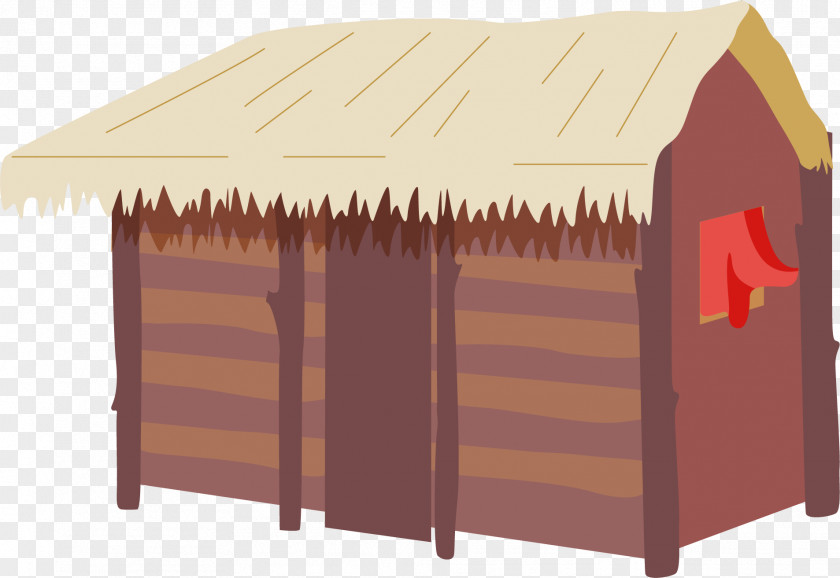 A Simple Straw House; Farmhouse PNG