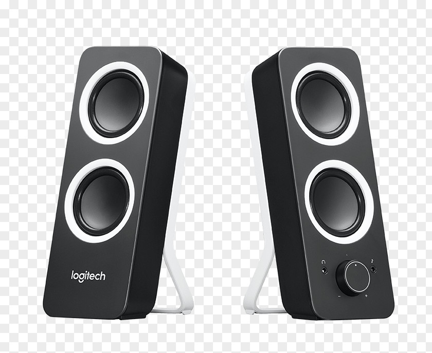 Audio Speakers Loudspeaker Computer Logitech Stereophonic Sound PNG