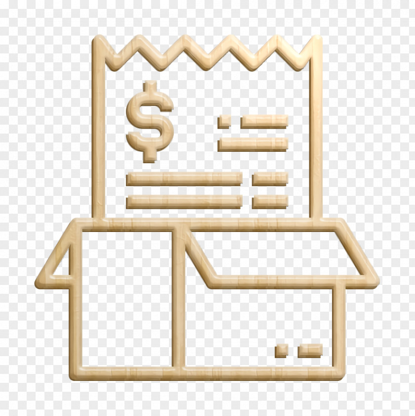 Bill Icon And Payment Box PNG