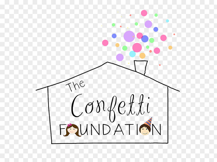 Birthday Confetti Foundation Party Child Gift PNG