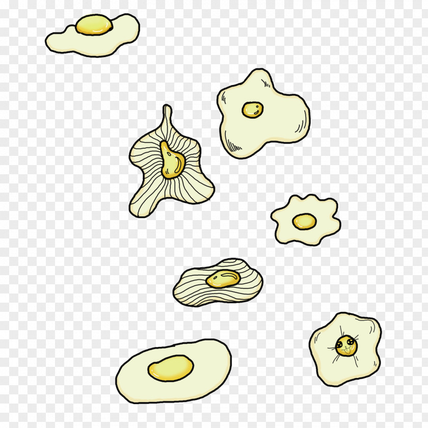 Cartoon Egg Fried Illustration PNG
