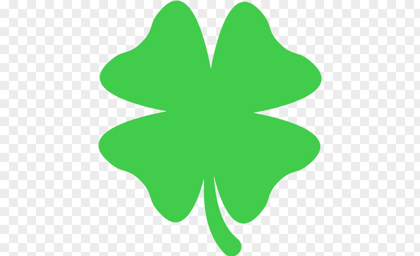 Clover Emoji Four-leaf Symbol Text Messaging PNG