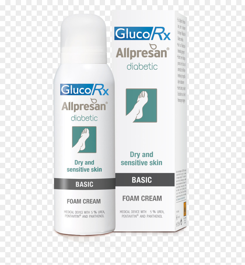 Diabetes Mellitus Lotion Cream Sensitive Skin Liquid GlucoRX PNG