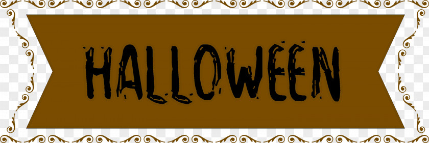 Happy Halloween Banner PNG