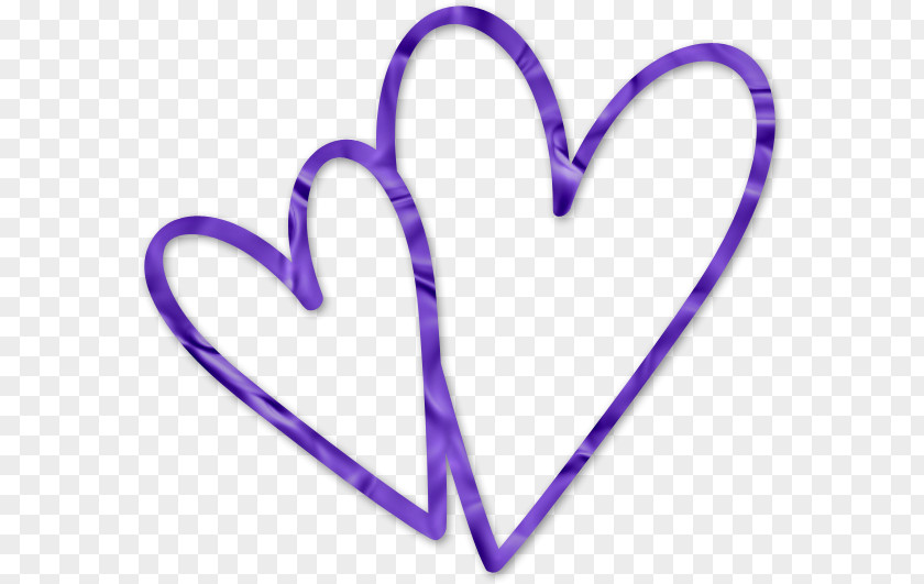 Heart Purple Clip Art PNG