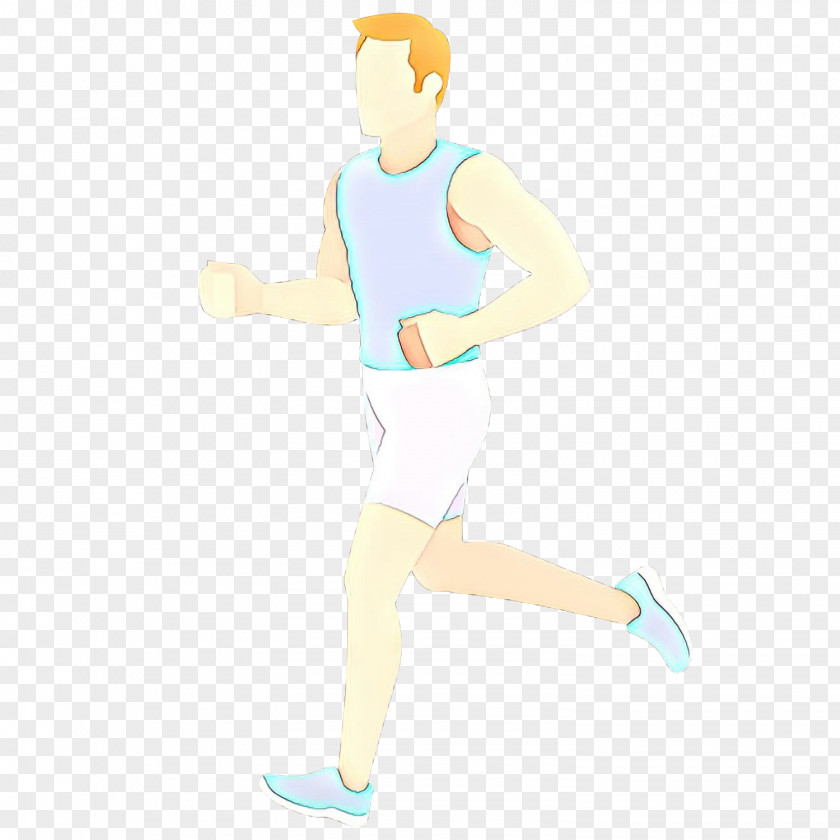 Individual Sports Lunge Fitness Cartoon PNG