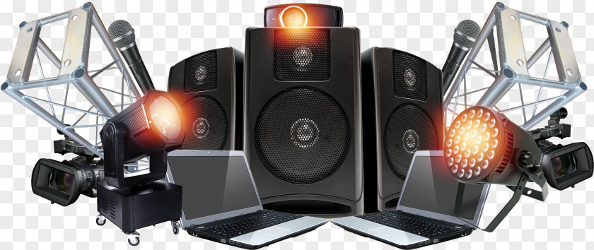Light Stage Lighting Sound Computer Speakers PNG