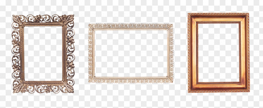 Baguette Frame Picture Frames Baroque Ornament Image Border PNG