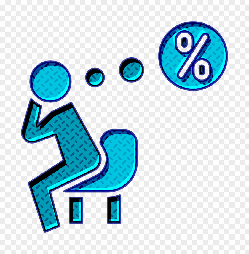 Electric Blue Azure Buy Icon Confused Discount PNG