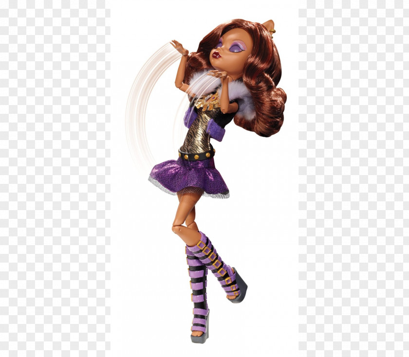 Ghoul Monster High Clawdeen Wolf Doll Toy PNG