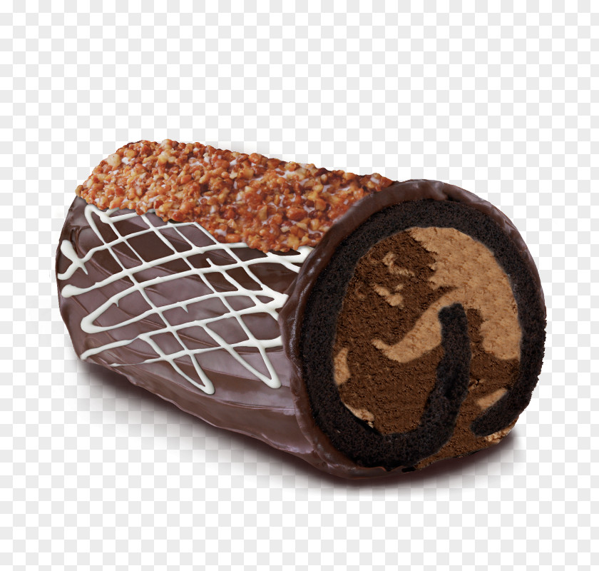 Ice Cream Chocolate Truffle Praline Swiss Roll PNG