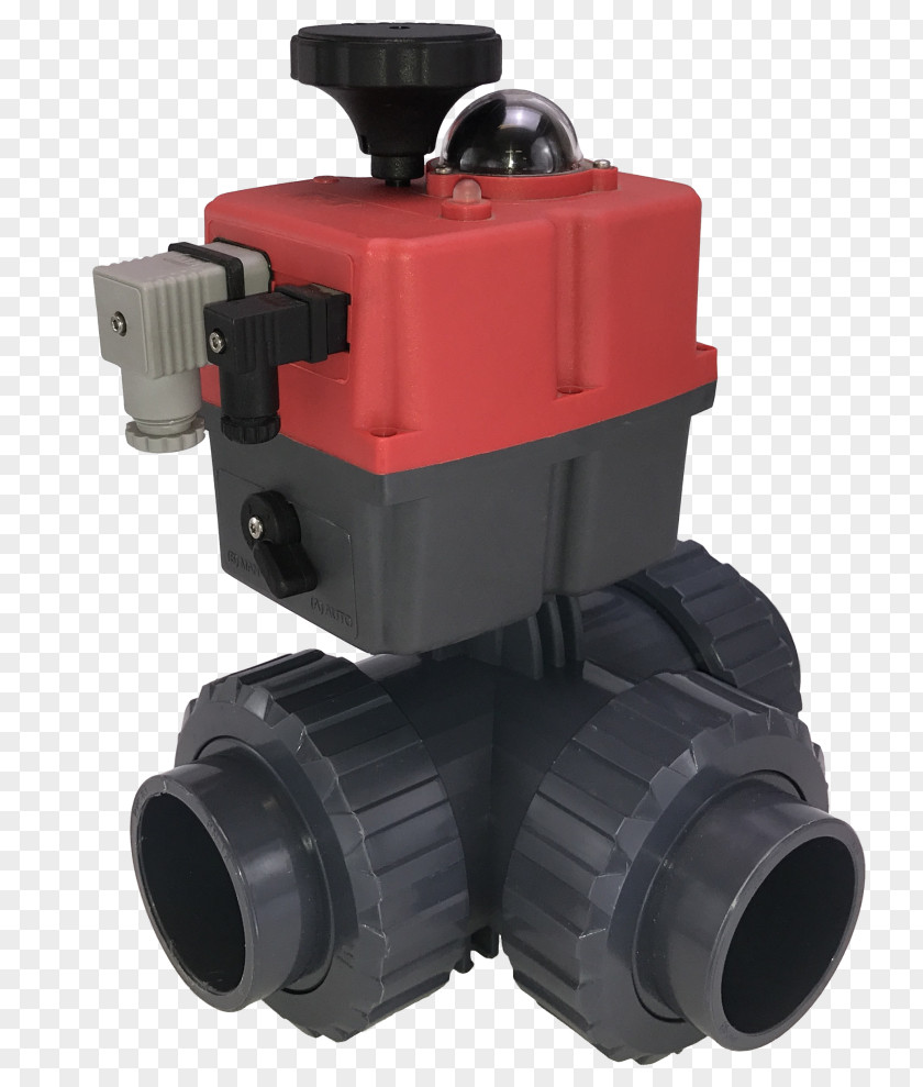 Seal Ball Valve Solenoid Actuator Plastic PNG