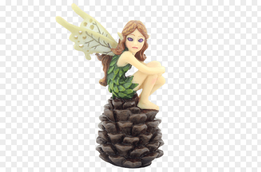 Fairy Figurine Statue Conifer Cone Pine PNG