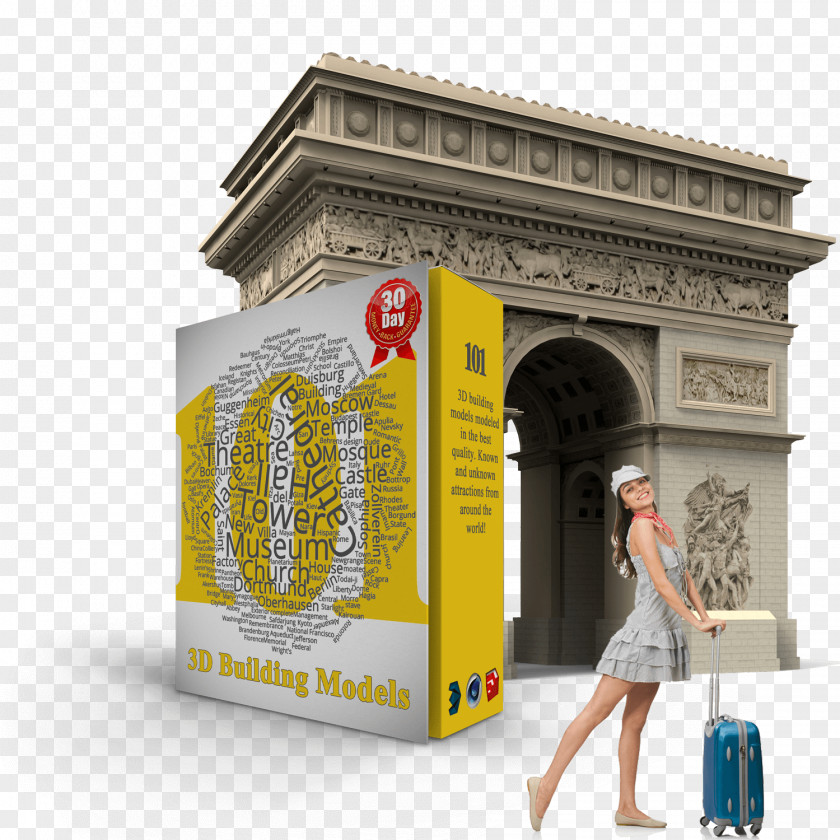 Palace Arch Arc De Triomphe 3D Modeling Computer Graphics Pont Neuf Triumphal PNG