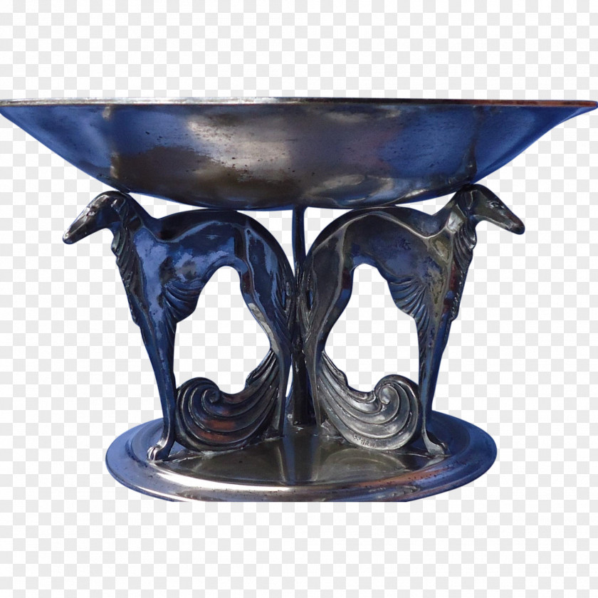 Art Deco Cobalt Blue Vase PNG