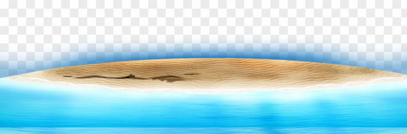 Blue Sea & Sand Sky Water Close-up Wallpaper PNG