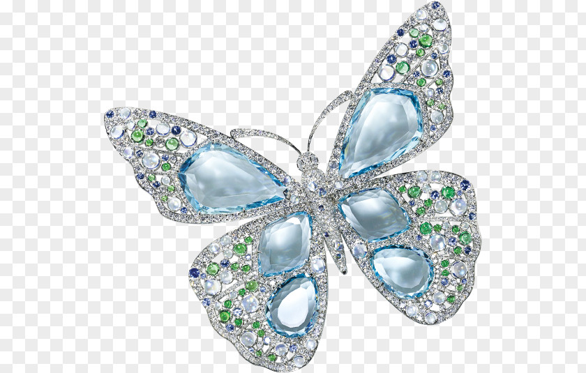 Butterfly Brooch Crystal Jewellery Diamond PNG