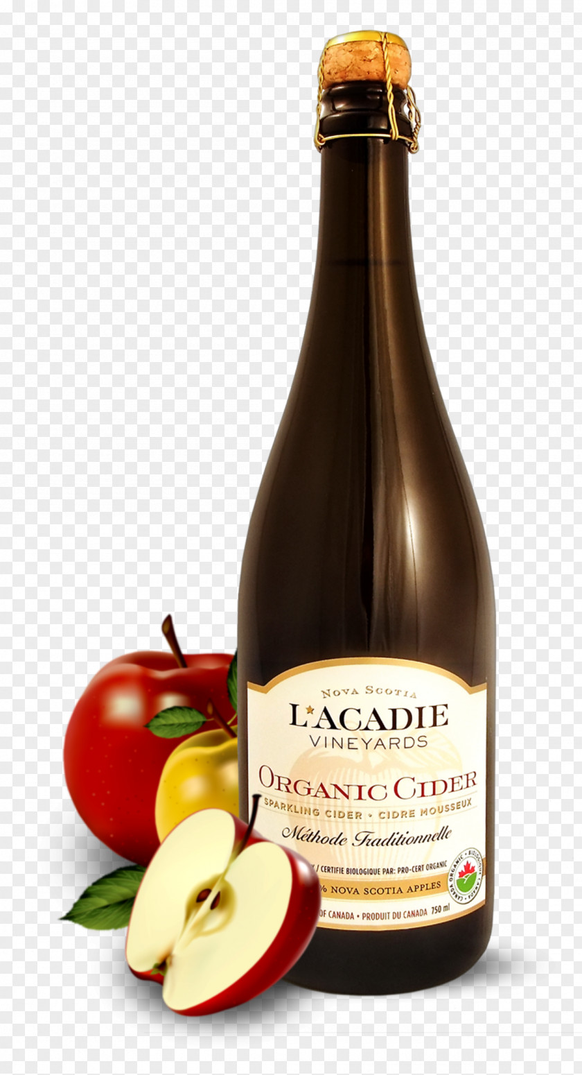 Champagne L'Acadie Vineyards Cider Sparkling Wine Beer PNG