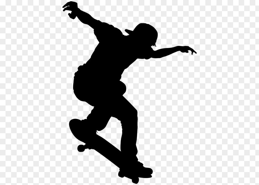 Clip Art Skateboard Silhouette Vector Graphics Image PNG