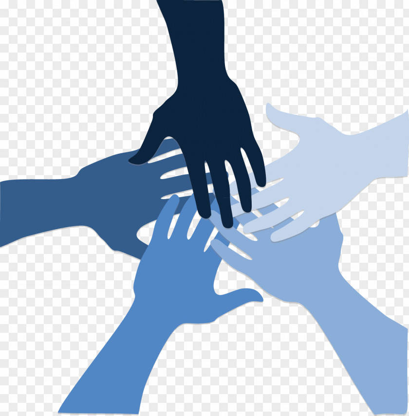 Encouraged To Come Hand Type Gesture PPT Material PNG