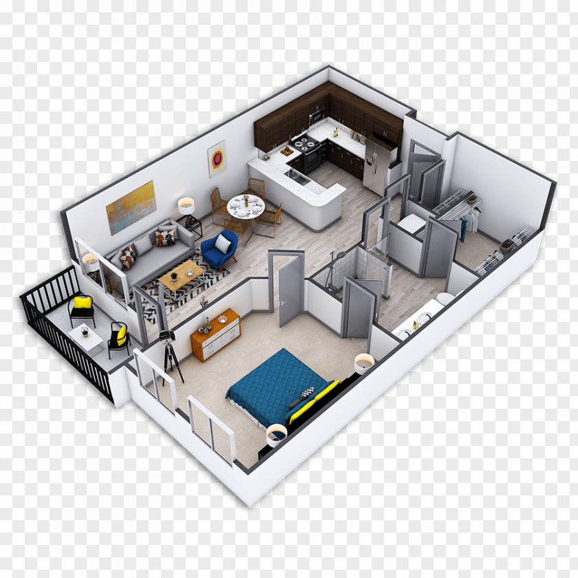 Floor Plan Apartment Griffis 3100 Pearl PNG