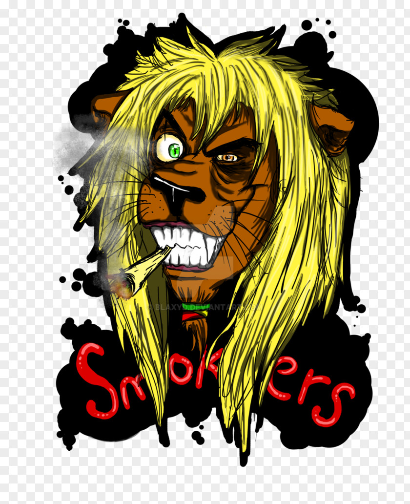 Lion Red Cat Legendary Creature Cartoon Poster PNG