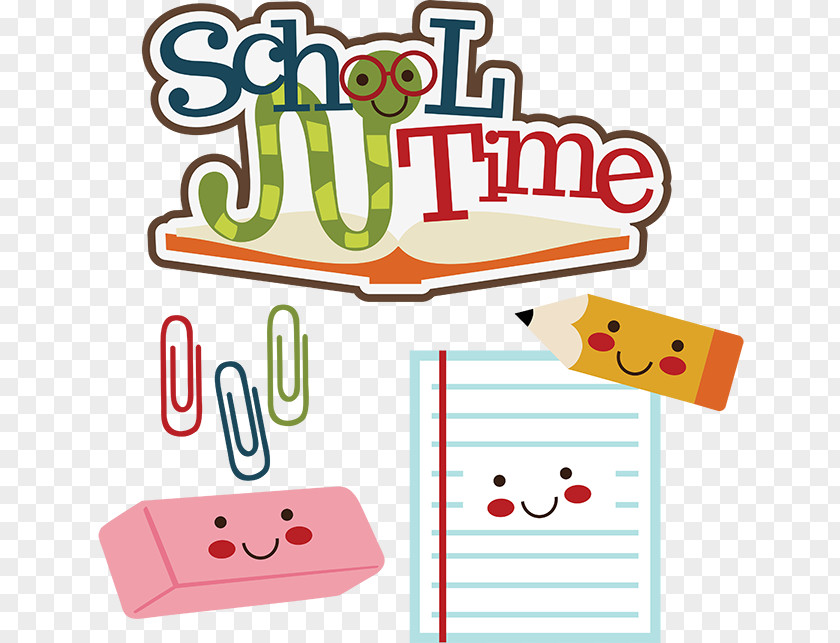 School Scrapbooking Clip Art PNG