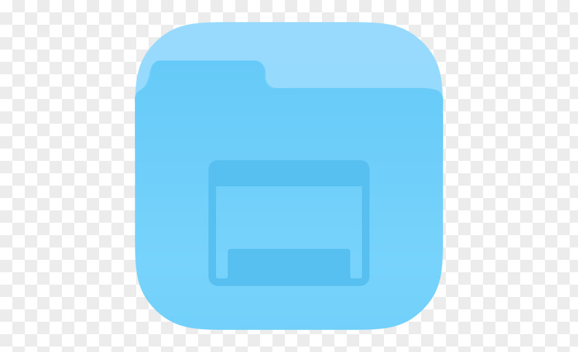 Folder Desktop Blue Square Angle Area PNG