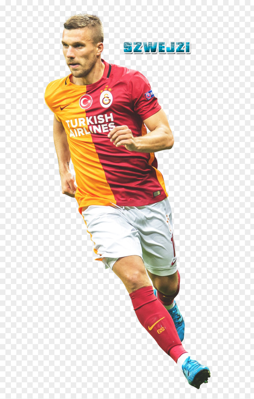 Football Lukas Podolski Galatasaray S.K. Jersey Player PNG