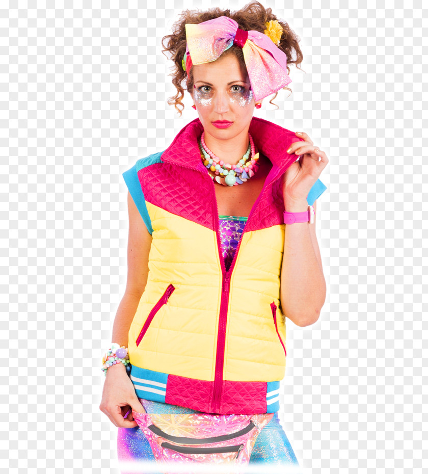 Jacket Yellow Pink Red Green PNG
