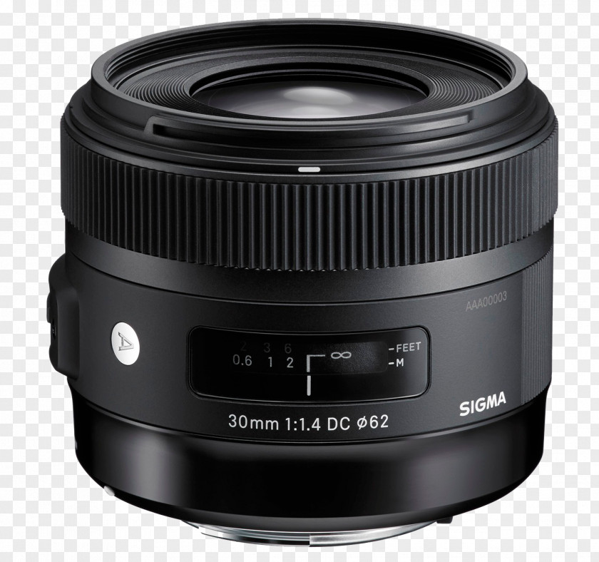 LENS Sigma 30mm F/1.4 EX DC HSM Lens Canon EF Mount EOS Camera APS-C PNG