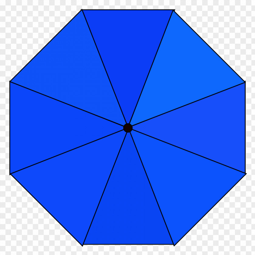 Parasol Triangle Cobalt Blue Electric Circle Area PNG