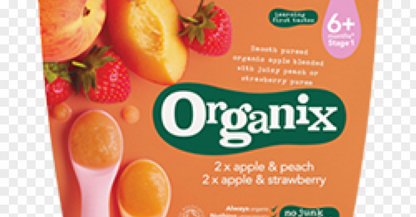 Peach Apple Organic Food Finger Milk Baby Muesli PNG