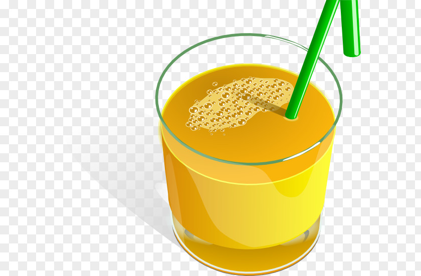 Small Glass Cliparts Orange Juice Cider Drink Clip Art PNG