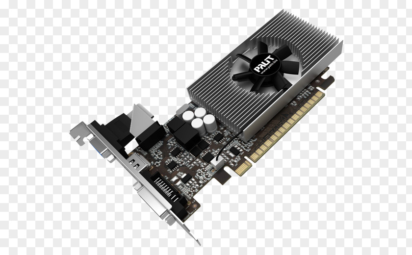 Computer Graphics Cards & Video Adapters GeForce DDR3 SDRAM 128-bit Palit PNG