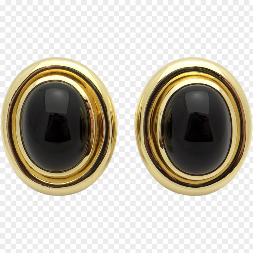 Earring Jewellery Cabochon Shirt Stud Onyx PNG