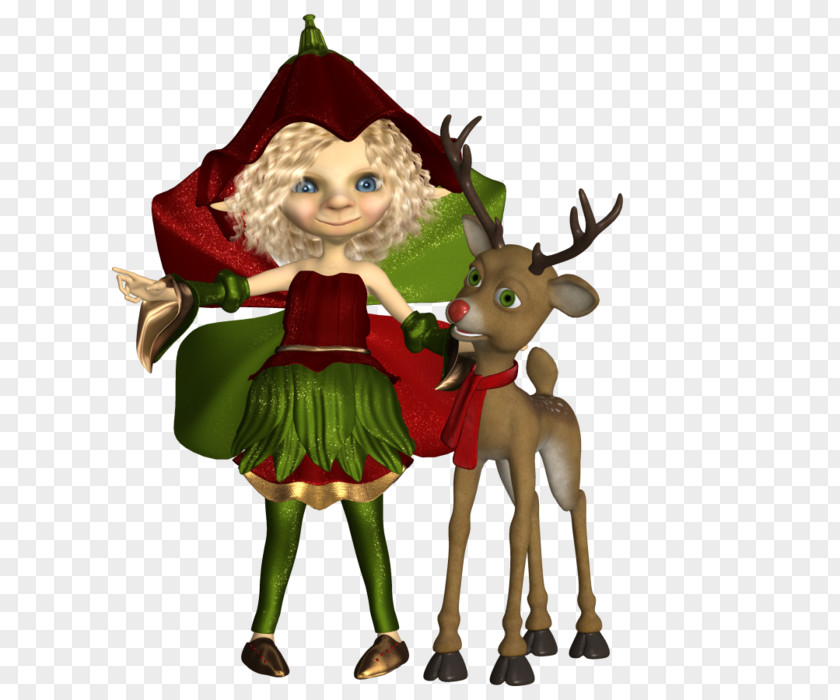 Festa Della Donna Reindeer Christmas Ornament Graphic Design PNG