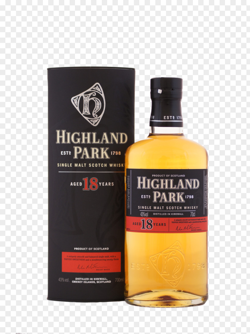 Highland Park Distillery Single Malt Whisky Scotch Whiskey Arran PNG