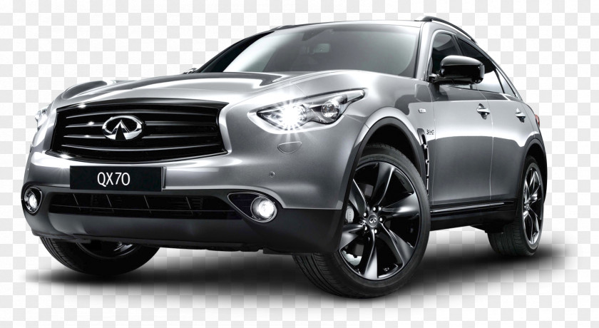 Infiniti QX70S Silver Car 2017 INFINITI QX70 2015 Sport Utility Vehicle PNG