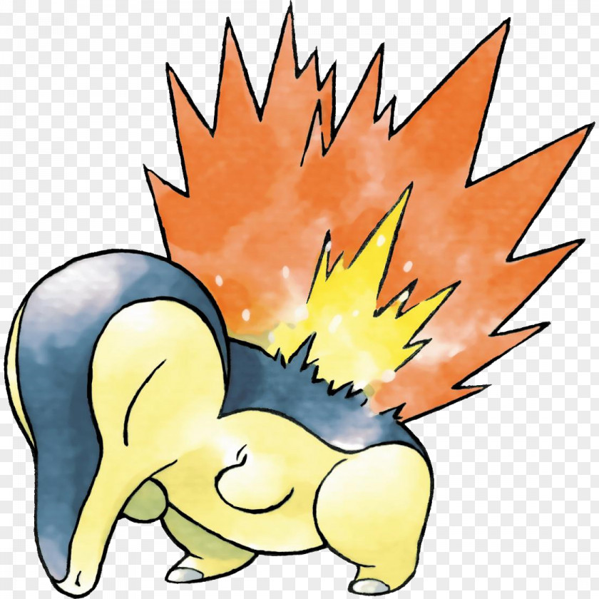 Pokémon Gold And Silver Crystal Cyndaquil Quilava PNG
