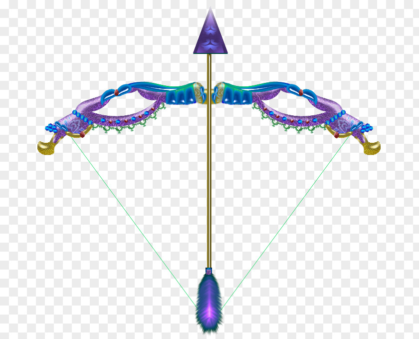 Starry Sky Bow And Arrow Archery Toy PNG