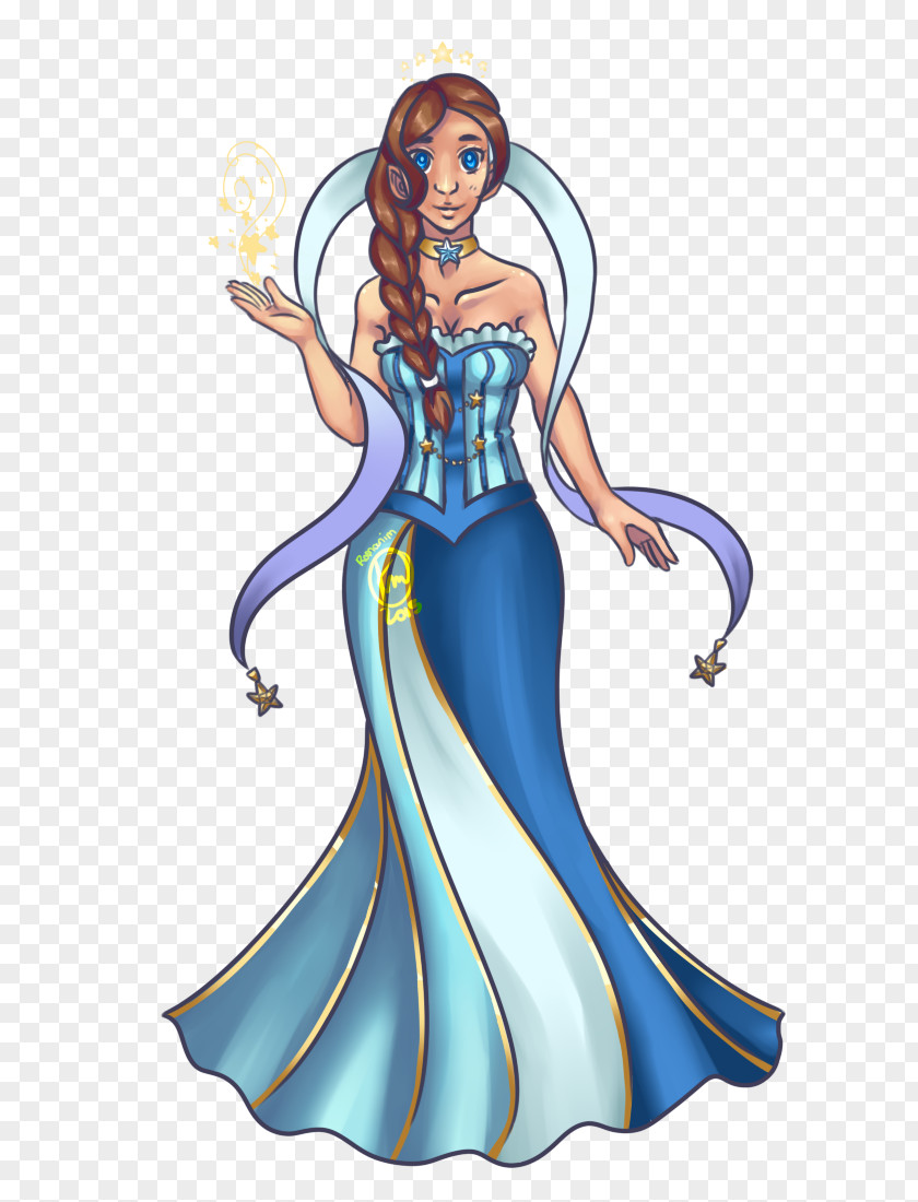 Starry Sky Clothing Costume Design Art PNG