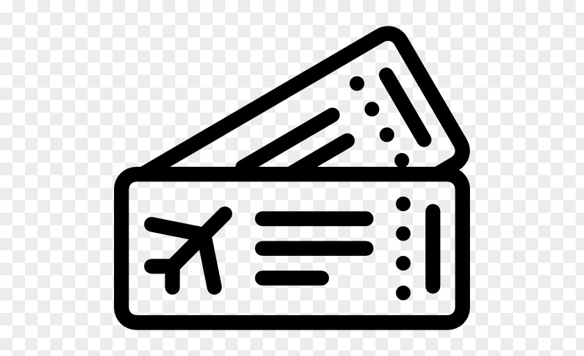 Airplane Ticket Flight Airline Air Travel PNG
