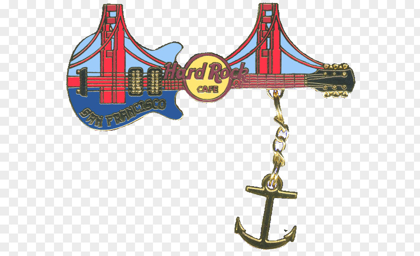Bridge Golden Gate Hard Rock Cafe Guitar Cherry Blossom PNG