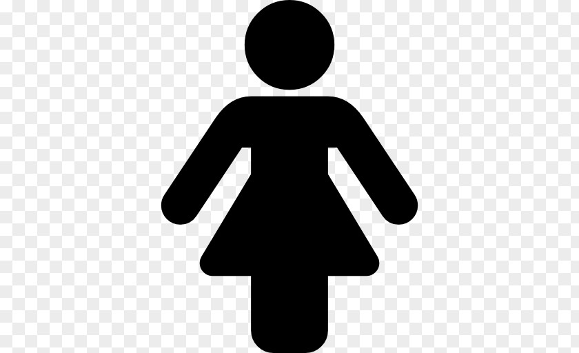 Female Silhouette Gender Symbol PNG