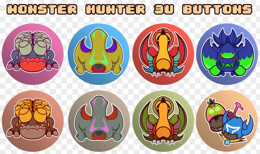 Monster Hunter Buttons Paper Lantern Lamp Product PNG