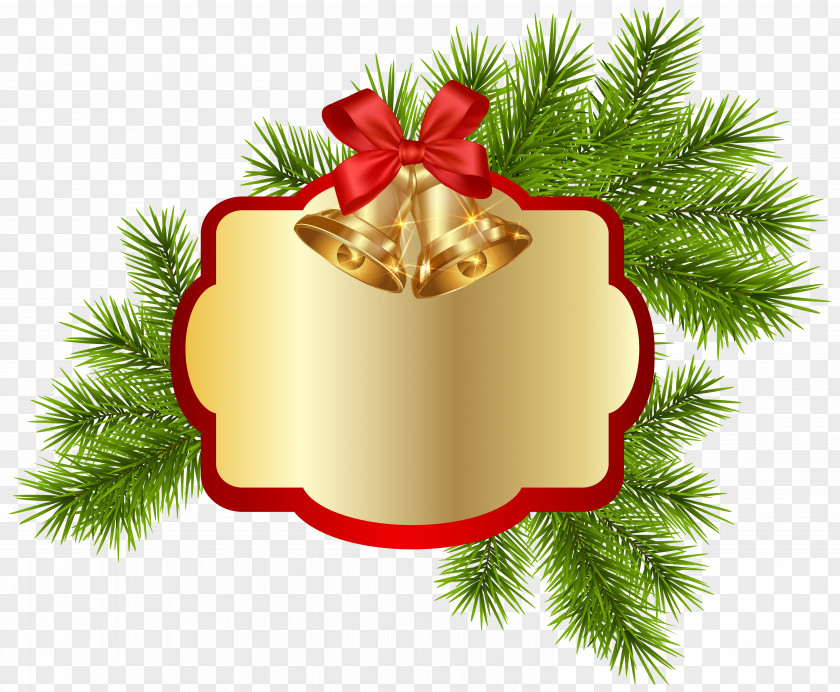 Christmas Blank Decor With Bells Clipart Image Icon PNG