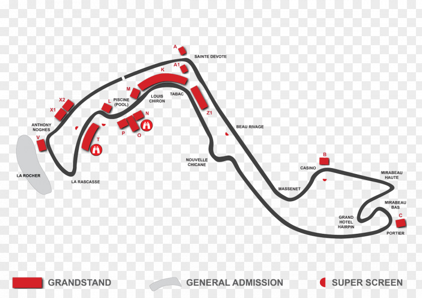 Circuit De Monaco 2018 FIA Formula One World Championship Grand Prix Race Track PNG