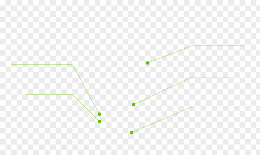 Green Wave Point Line Angle PNG