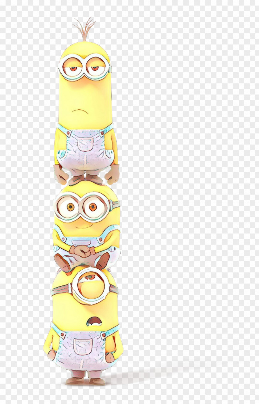 Smiley Toy Yellow Background PNG